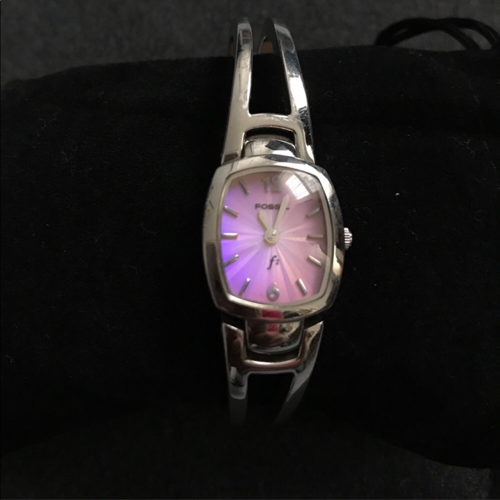 Fossil silver watch